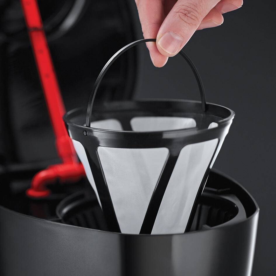 Textures Plus kaffemaskine - sort